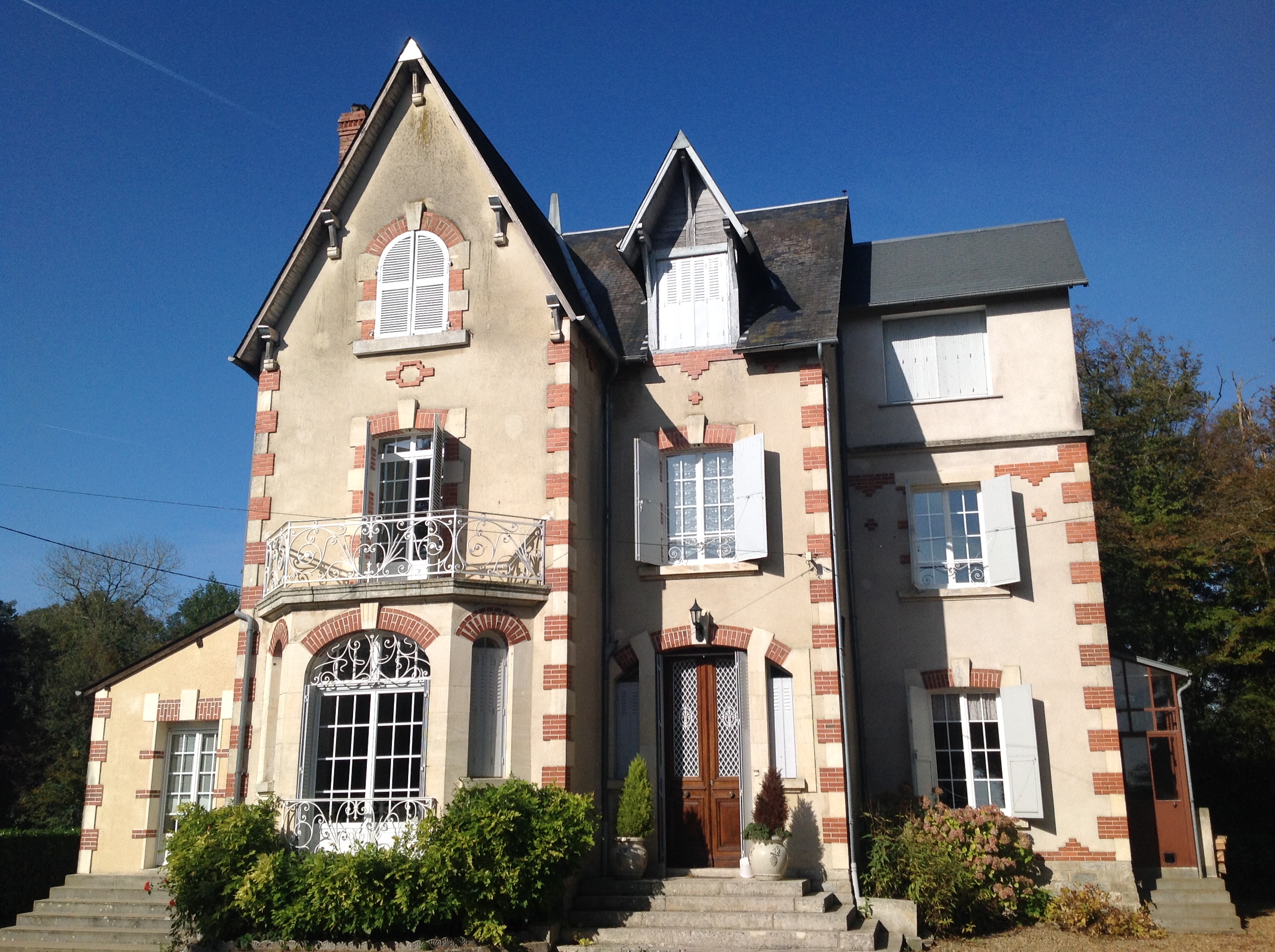 Het landhuis van Domein Pouligny